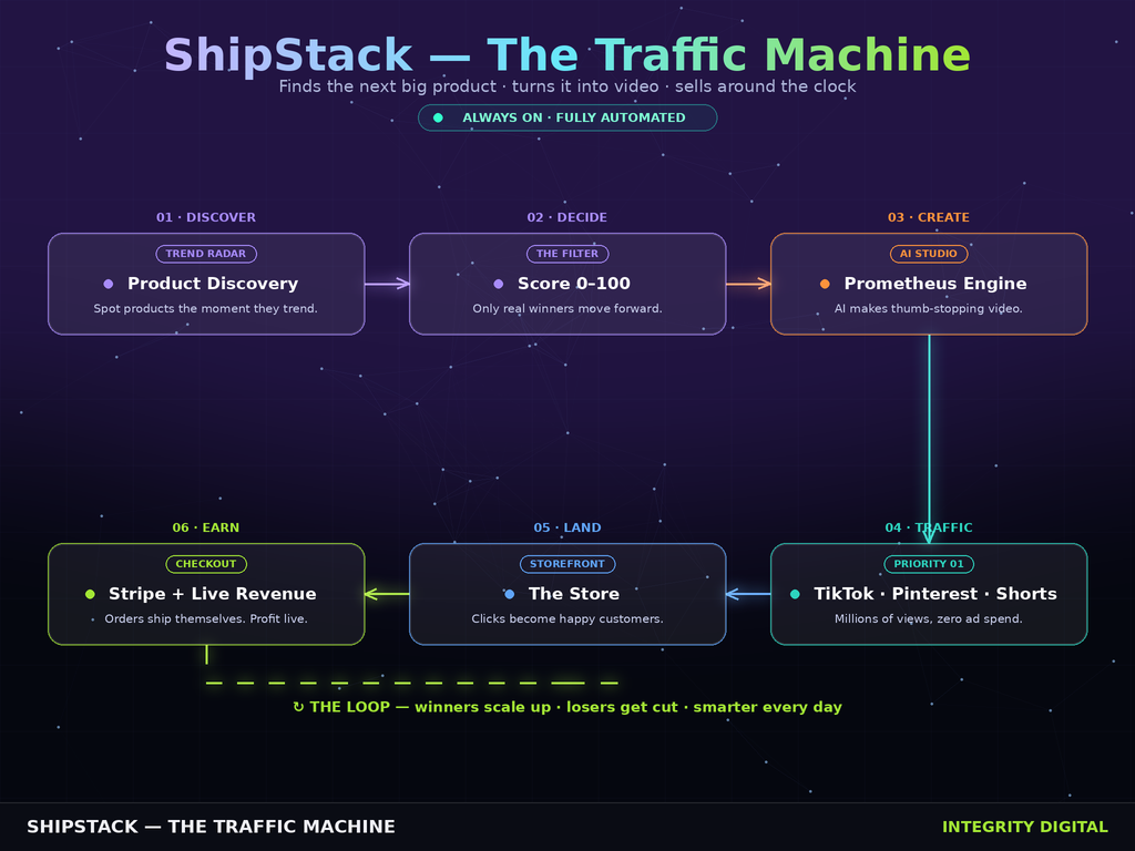 ShipStack Traffic Machine