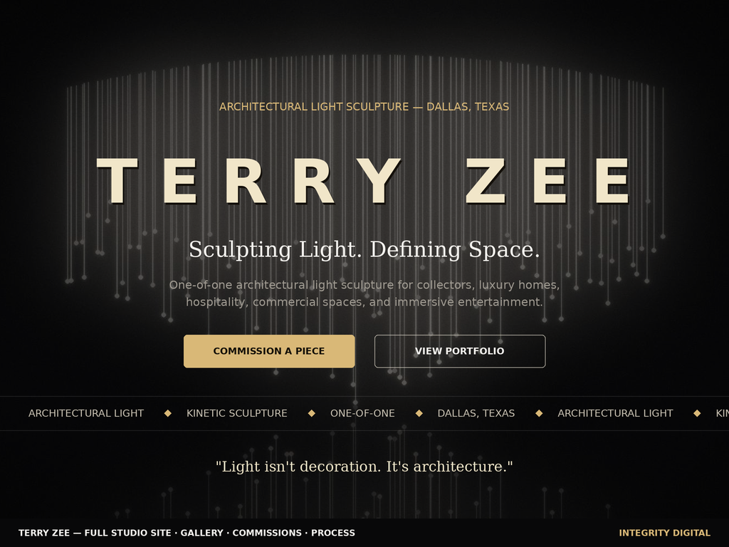 Terry Zee - Full Studio Site